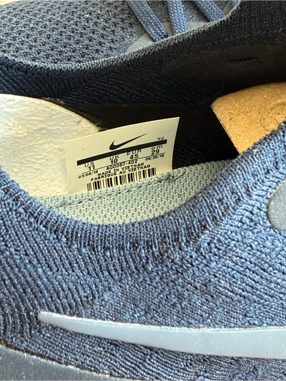 Nike Epic React Flyknit College Navy Diffused Blue